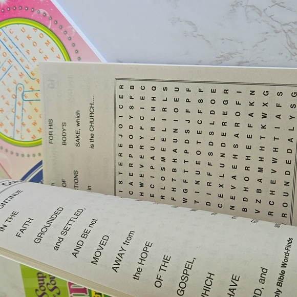 Word Search Word Hunt Puzzle Books Inspirational Set of 3 New - Picture 5 of 7